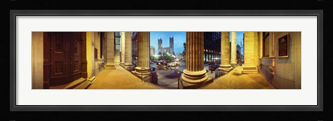 Framed 360 degree view of the Notre Dame De Montreal, Montreal, Quebec, Canada Print
