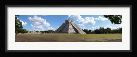 Framed Kukulkan Pyramid, Yucatan, Mexico Print
