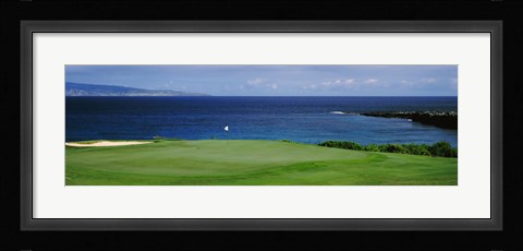 Framed Kapalua Golf Course, Maui, Hawaii Print