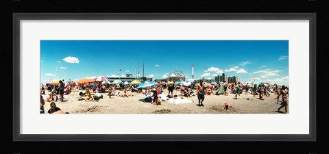 Framed Performers at the Coney Island Mermaid Parade, Coney Island, Brooklyn, Manhattan, New York City, New York State, USA Print