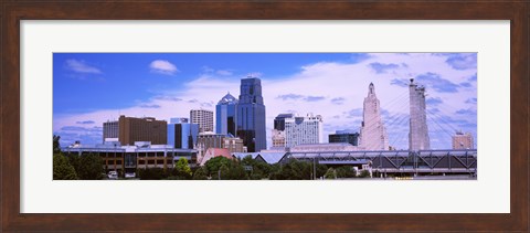 Framed Skyscraper and Broadway Bridge in Kansas City, Missouri, USA 2012 Print