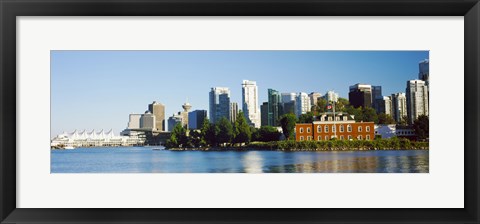 Framed City at the waterfront, Vancouver, British Columbia, Canada 2013 Print