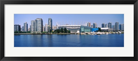 Framed BC Place Stadium, Vancouver, British Columbia, Canada 2013 Print