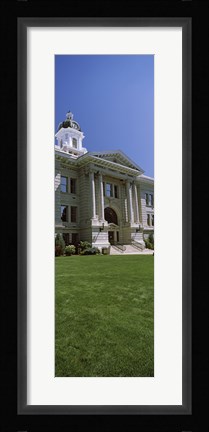 Framed Facade of a government building, Missoula County Courthouse, Missoula, Montana Print