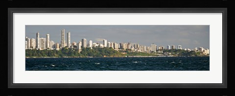 Framed Salvador skyline, Brazil Print