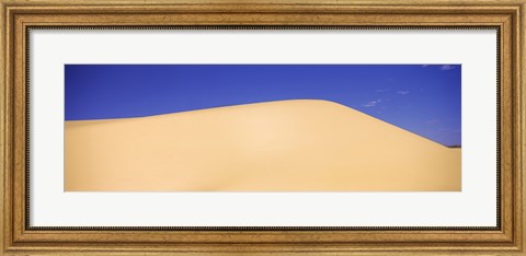 Framed Desert in New Mexico with Blue Sky Print