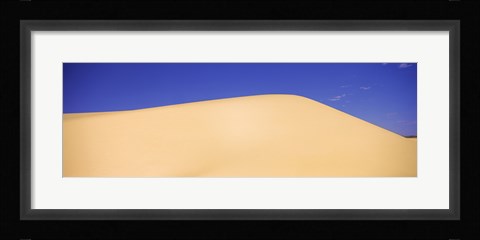 Framed Desert in New Mexico with Blue Sky Print