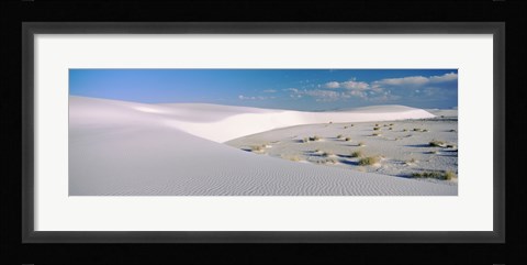 Framed Clouds Over the White Sands Desert Print