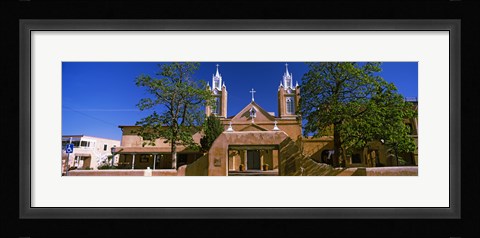 Framed Facade of a church, San Felipe de Neri Church, Old Town, Albuquerque, New Mexico, USA Print