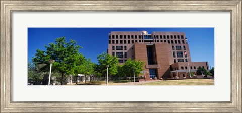 Framed Facade of a government building, Pete V.Domenici United States Courthouse, Albuquerque, New Mexico, USA Print
