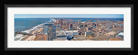 Framed Cityscape, Atlantic City, New Jersey, USA Print