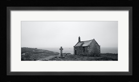 Framed St. Samson Chapel at Porspoder, Finistere, Brittany, France Print