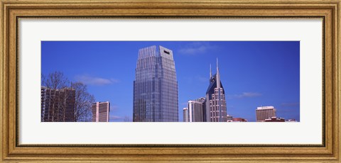 Framed Pinnacle at Symphony Place and BellSouth Building at downtown Nashville, Tennessee Print