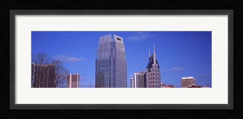 Framed Pinnacle at Symphony Place and BellSouth Building at downtown Nashville, Tennessee Print