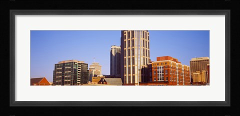 Framed Buildings in a downtown district, Nashville, Tennessee, USA 2013 Print