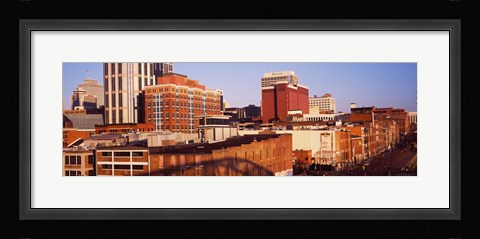Framed Buildings in a downtown district, Nashville, Tennessee Print