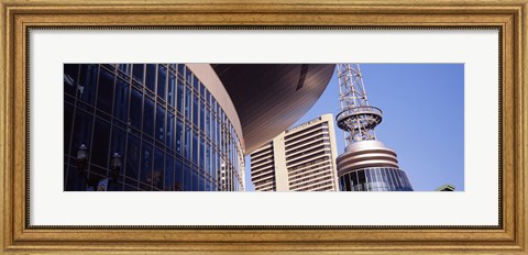 Framed Low angle view of Bridgestone Arena, Nashville, Tennessee, USA Print