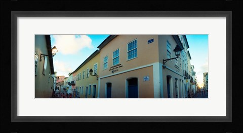 Framed Buildings in a city, Pelourinho, Salvador, Bahia, Brazil Print