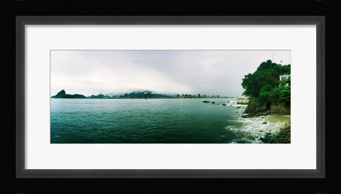 Framed Guanabara Bay, Niteroi, Rio de Janeiro, Brazil Print