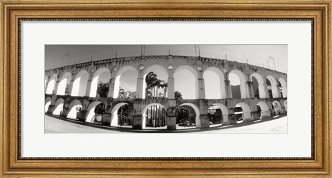 Framed Carioca Aqueduct, Lapa, Rio De Janeiro, Brazil Print