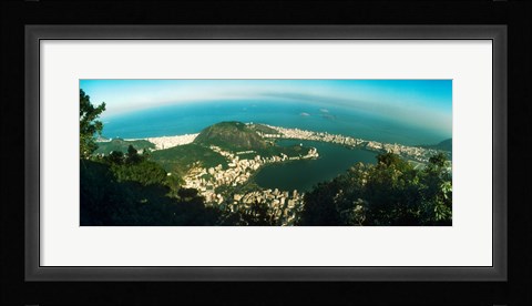 Framed Corcovado, Rio de Janeiro, Brazil Print