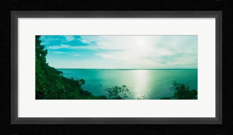 Framed Clouds over the ocean, Morro De Sao Paulo, Tinhare, Cairu, Bahia, Brazil Print