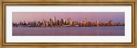 Framed Midtown Manhattan Skyline at Dusk, New York City Print