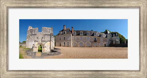 Framed Facade of an abbey, La Chartreuse Du Liget, Loire-et-Cher, Loire, Touraine, France Print
