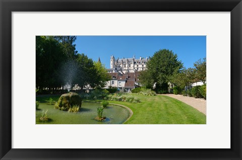 Framed Royal Apartments, Loches, Loire-et-Cher, Loire, Touraine, France Print