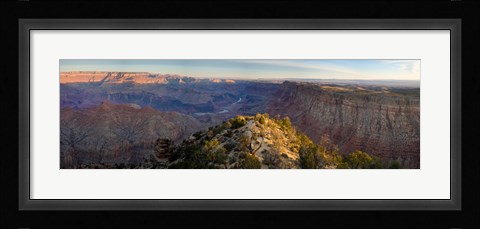 Framed High angle view of Desert Point, South Rim, Grand Canyon, Grand Canyon National Park, Arizona, USA Print
