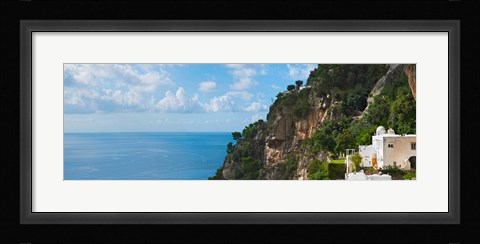 Framed Hillside at Positano, Amalfi Coast, Italy Print