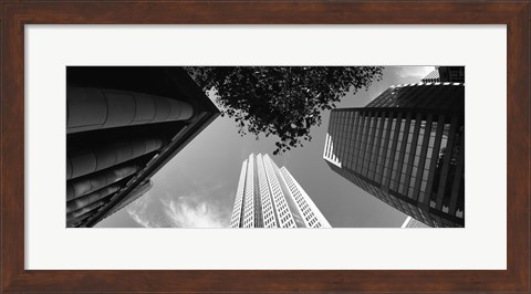 Framed Low angle view of skyscrapers, San Francisco, California, USA Print
