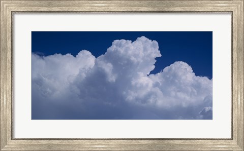 Framed Cumulus Clouds Against a Dark Sky Print