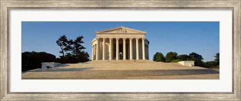 Framed Facade of a memorial, Jefferson Memorial, Washington DC, USA Print