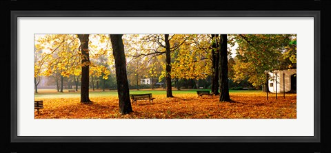 Framed Park Bavaria Germany Print