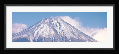 Framed Snow Capped Mt Fuji Yamanashi Japan Print