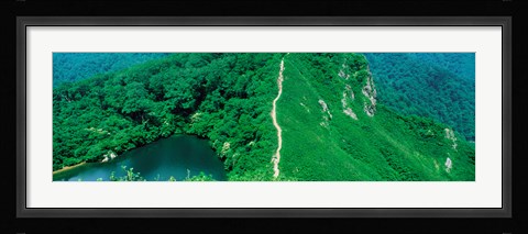 Framed Yashga-Ike Nagano Japan Print