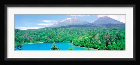 Framed Akan-Fuji Hokkaido Japan Print
