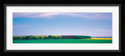 Framed Fin Island Denmark Print