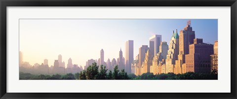 Framed Day skyline New York NY USA Print