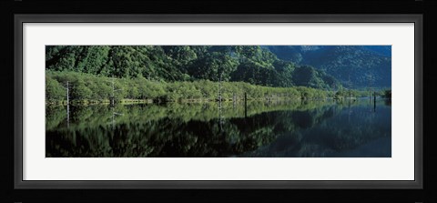 Framed Taishou-Ike Kamikouchi Nagano Japan Print