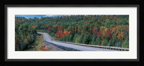 Framed Country road Ontario Canada Print