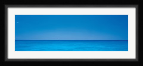 Framed Ocean view, Waikiki Oahu HI Print