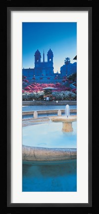 Framed Spanish Steps Rome Italy Print