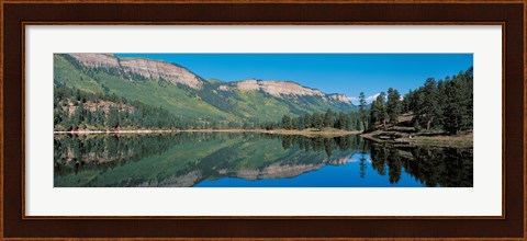 Framed Hariland Lake &amp; Hermosa Cliffs Durango CO USA Print