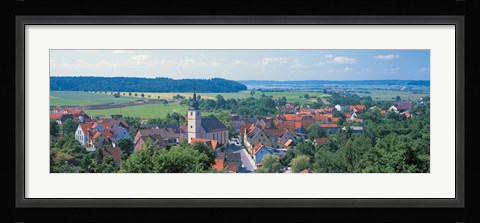Framed Schillingsfurst Germany Print