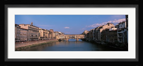 Framed Vecchio Bridge Florence Italy Print