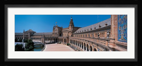 Framed Plaza Espana Seville Andalucia Spain Print