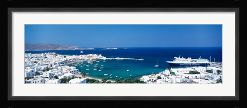 Framed Mykonos Island Greece Print