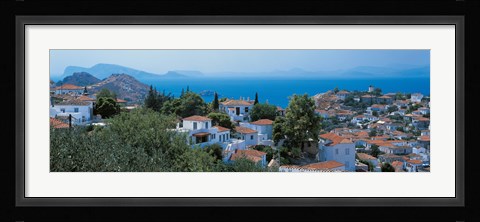 Framed Idra Island Greece Print